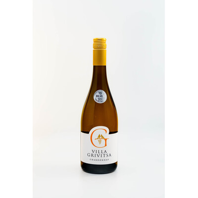 White wine Chardonnay PGI Danube Plain 2020 0.75 l. Villa Grivitsa