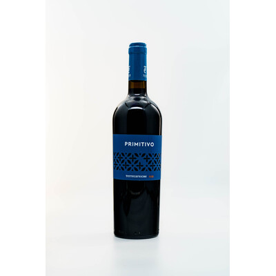 Червено вино Примитиво ИГТ 2020г. 0,75л. Кантина Тере Карсике, Пулия