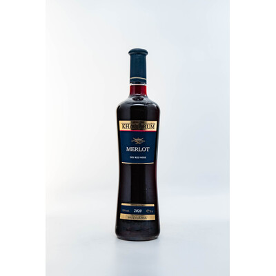 Червено вино Мерло Грейс 2020г. 0,75л. Хан Крум  България