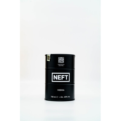 Vodka Neft 0.70l. Black Packaging