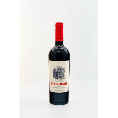 Red wine Cabernet Sauvignon and Syrah 2018. 0.75 l. Via Vinera Carabunar Estate