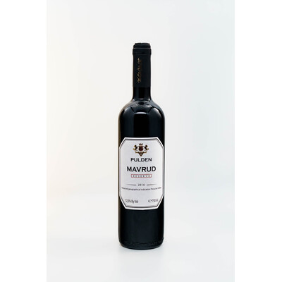 Mavrud Reserve red wine 2016. 0.75 l. Puldin Wine Cellar, Peruštitsa