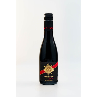 Червено вино Малбек Черен Етикет 2018г. 0,375л. Тера Тангра