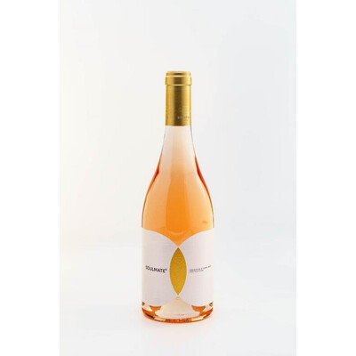 Rosé wine from Grenache and Syrah Soulmate 2022. 0.75 l. Stracin Winery