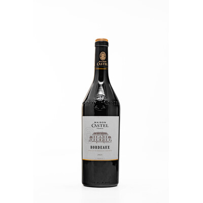 Червено вино Мерло Бордо 2021г. 0,75л. Мезон Кастел