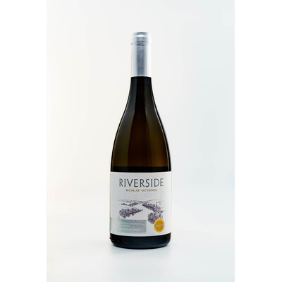 White wine Muscat Ottonel Riverside 2023. 0.75 l. Manastira wine cellar
