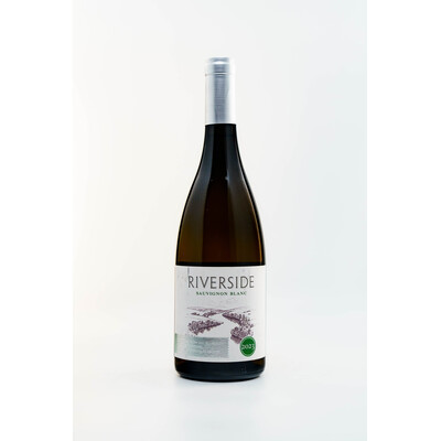 White wine Sauvignon Blanc Riverside 2023. 0.75 l. Manastira wine cellar