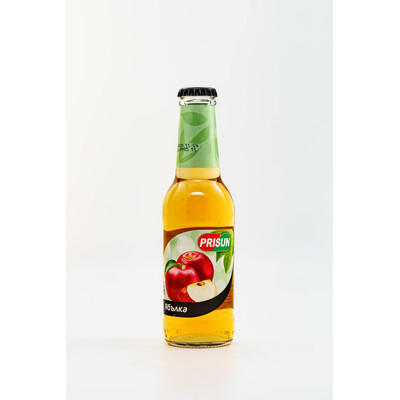 Non-alcoholic non-carbonated fruit drink Prisan Apple glass