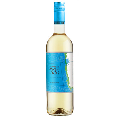 Бяло вино Совиньон Блан Паралело 33 2022г. 0,75л. Чили