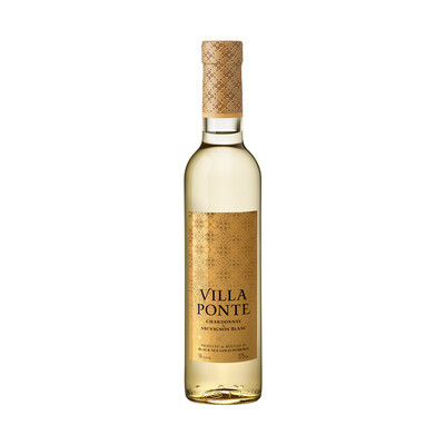 Бяло вино Шардоне и Совиньон Вила Понте 2017г. 0,375л. Поморие