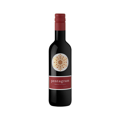 Червено вино Каберне Совиньон Пентаграм 2017г. 0,375л. Поморие