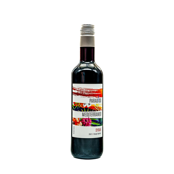 Red wine Syrah Paradiso Mediterraneo