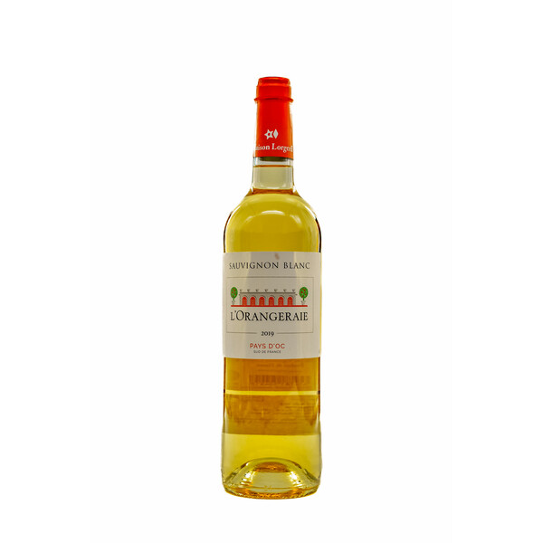 White wine Sauvignon Blanc l'Orangere Pays d'Oc PGI 2019
