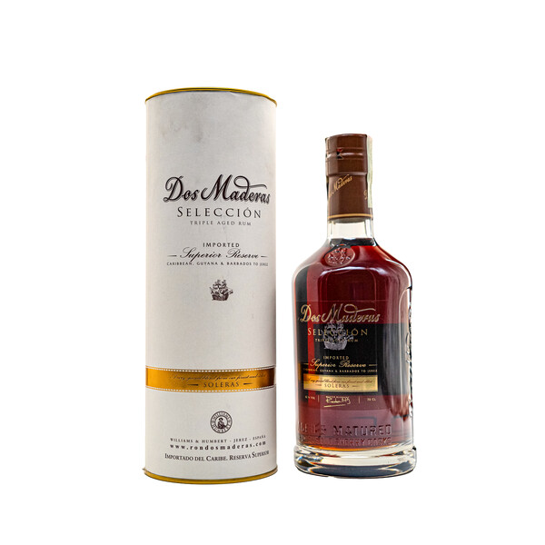 Rum Dos Maderas Selesion Superior Reserve Triple Aged Soleras 0.70l. Caribbean Spain