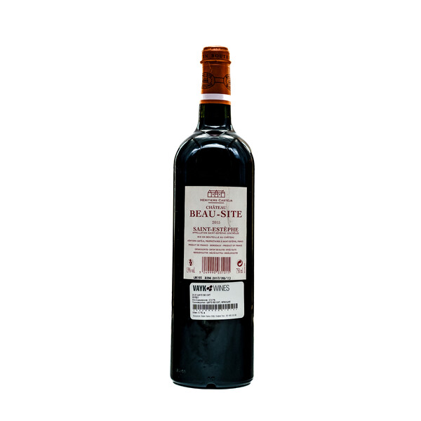Red wine Château Beau-Cité Saint-Esteph 2015