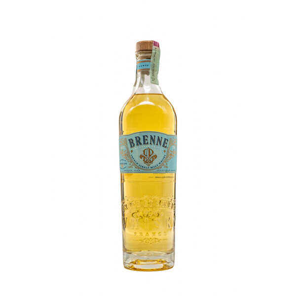 French Single Malt Whiskey Brené Estate French Oak Cognac Cask 0.70l.