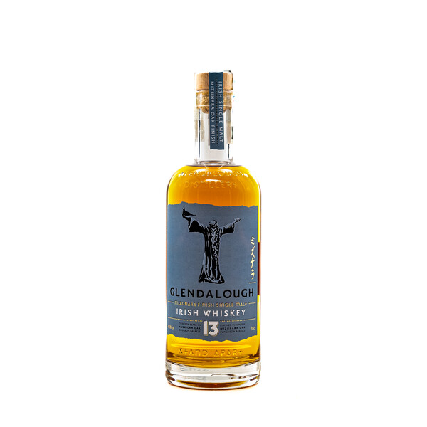 Irish Single Malt Whiskey Glendaloch Mizunara Oak Finish 13 years.