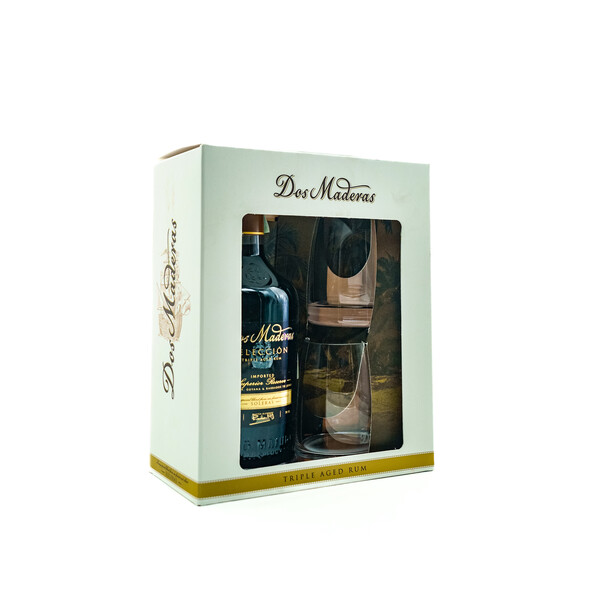 Rum Dos Maderas Selesion Superior Reserve Triple Aged Soleras + 2 Glasses Caribbean
