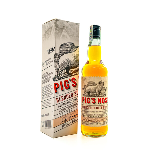 Aged Grain Blended Scotch Whiskey Pigs Nous