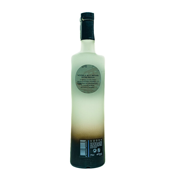 Vodka Guillotin with Petrosyan caviar