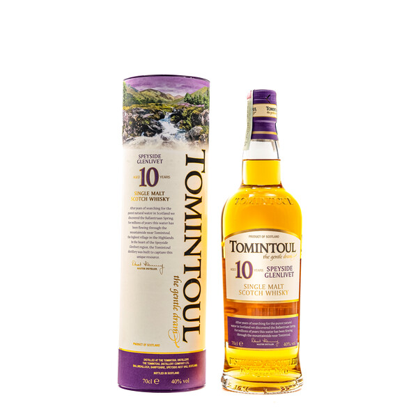 Speyside Single Malt Scotch Whiskey Tomintoul 10у