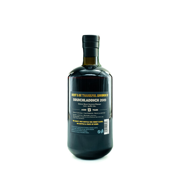 Rest & Be Tankful Isla Single Malt Scotch Whiskey Bruhladih Single Cask No. 3045/ 2009 Cask Strength 13y.