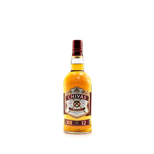 Blended Scotch Whiskey Chivas Regal 12 years.