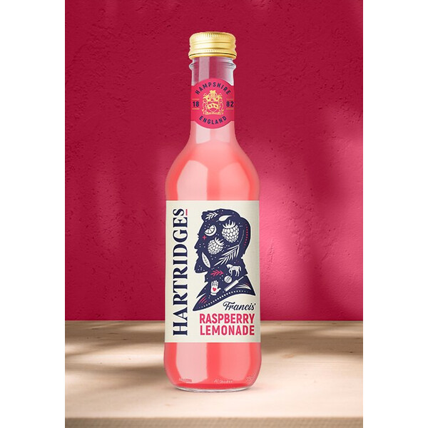 Carbonated drink Raspberry Lemonade Francis Hartridge's Celebrated 0.33l. United Kingdom