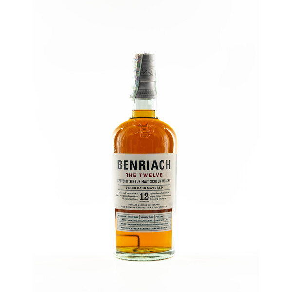 Speyside Single Malt Scotch Whiskey BenRiah 12yr.  The Twelve