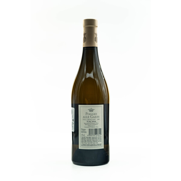 White wine Poggio ale Gace Del Ornellaya PGI 2019.