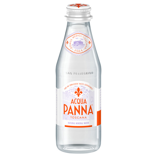 Natural mineral  water Aqua Panna - glass bottle