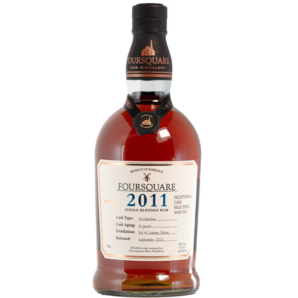 Single Blended Rum Foursquare 2011 Ex-Bourbon Cask 12 years