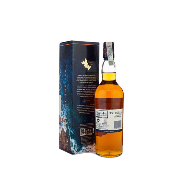 Sky Single Malt Scotch Whiskey Talisker 10 years.