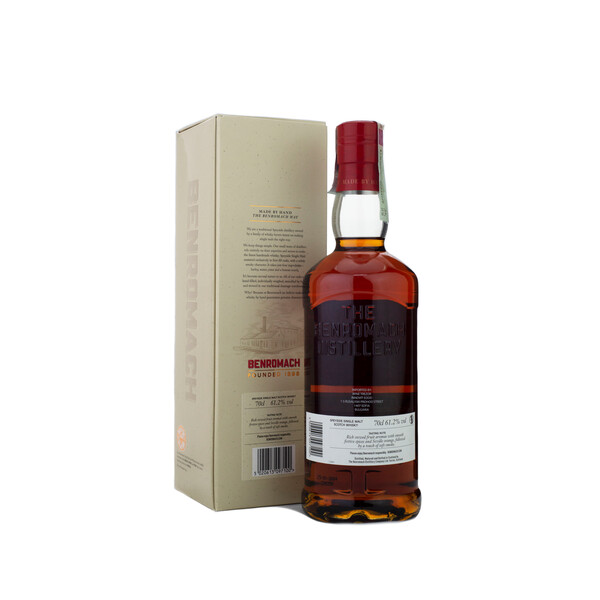 Speyside Single Malt Scotch Whiskey Benromach Single Cask No. 303/2013 PMM 2.2 Bulgaria Exclusive 10 Y.O. Box