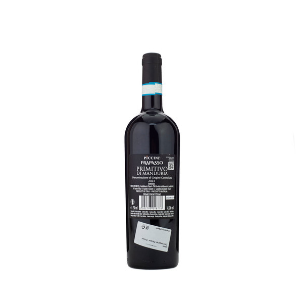 red wine Primitivo Di Manduria DOC Frapasso 2023