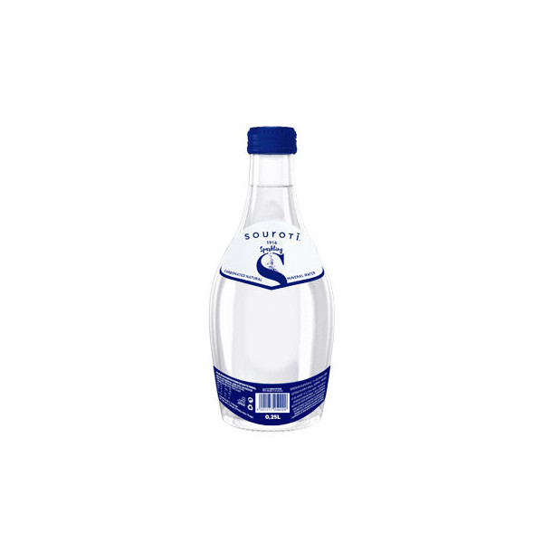 Sparkling natural mineral water Souroti