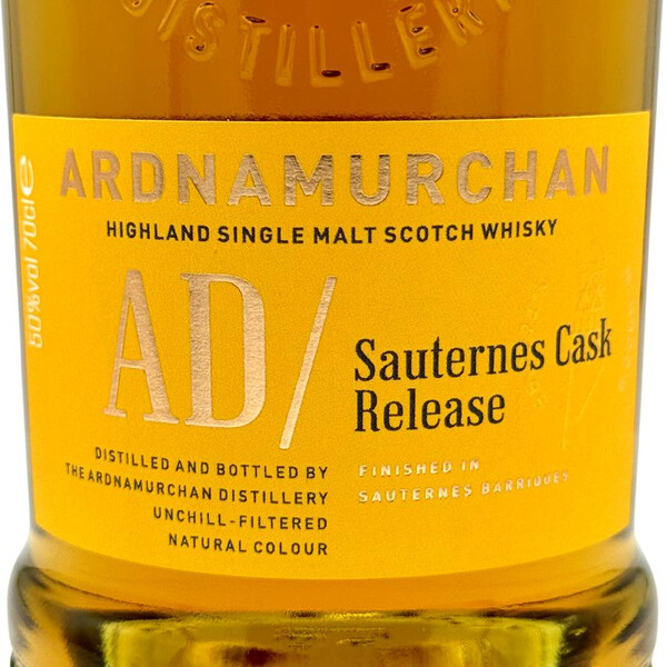 Argyll Western Highlands Single Malt Scotch Whisky Ardnamurchan Sauternes Cask Realease