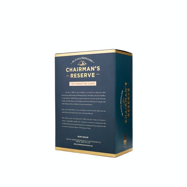 Chairman's Reserve Rum The Forgotten Casks + 2 glasses