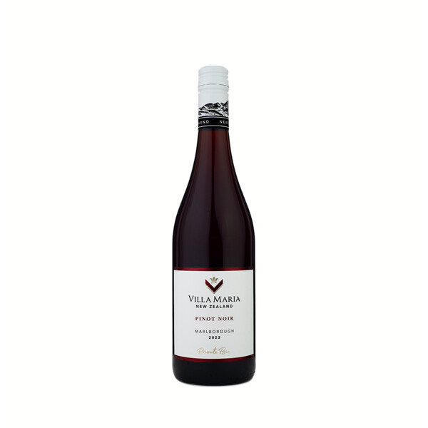 red wine Pinot Noir Private Bin Villa Maria 2022