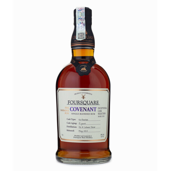 Single Blended Rum Foursquare Covenant Ex-Bourbon Cask 18 YO
