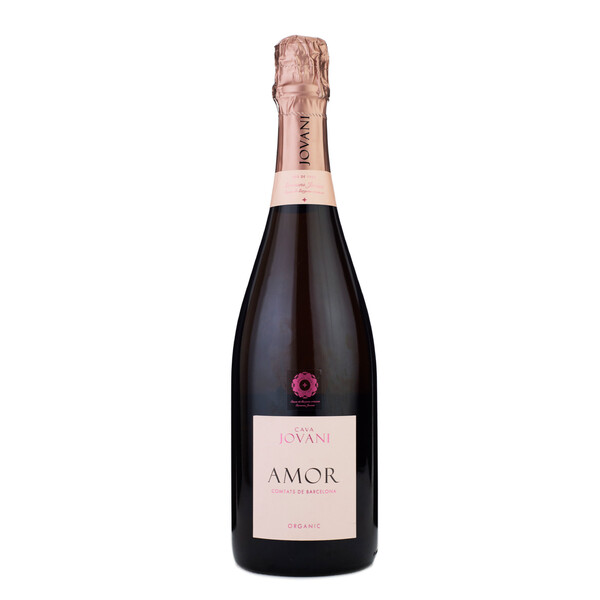 Пенливо вино Кава Розе Амур Резерва Брут Органик, Cava Jovani