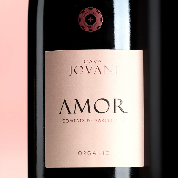 Пенливо вино Кава Розе Амур Резерва Брут Органик, Cava Jovani