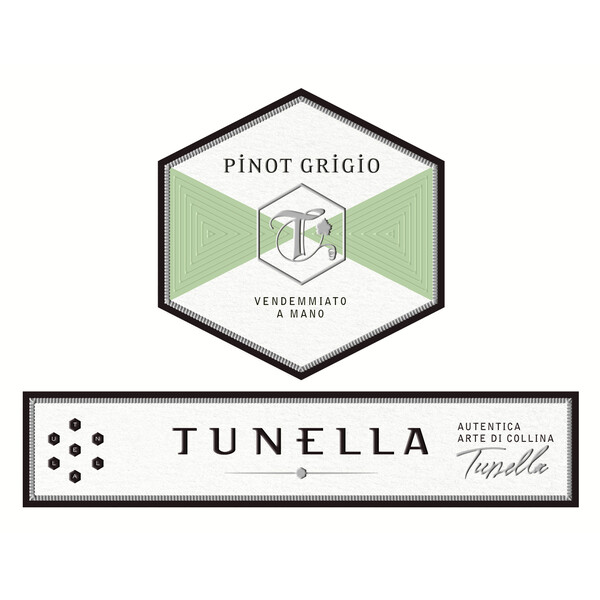white wine Pinot Grigio La Tunella Friuli Colli Orientali DOP 2024