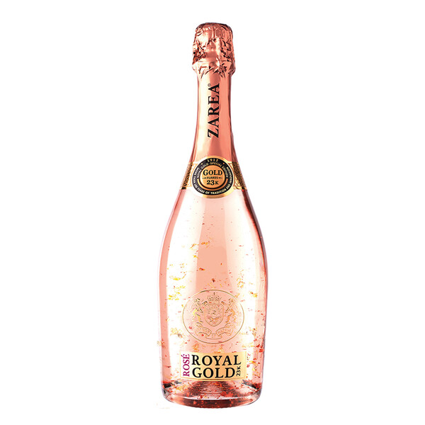 Sparkling wine ZAREA Royal Gold Rose 23K