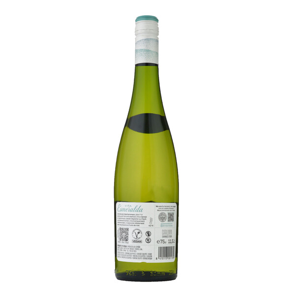 white wine Moscatel and Gewurztraminer Vina Esmeralda Posidonia Edition Mediterranean 2024