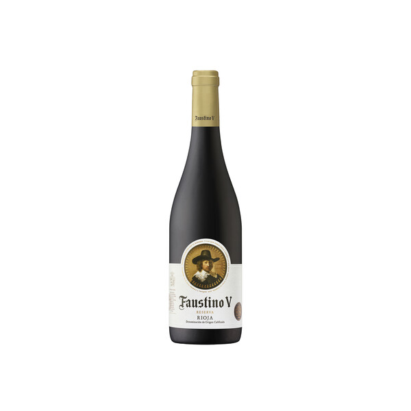 red wine Faustino V Reserva Rioja DOC 2019