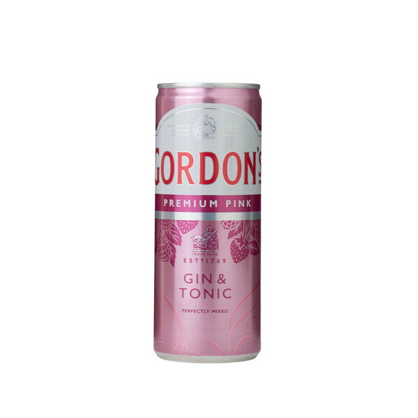 Mix Premium Pink Gin Gordon's & Tonic