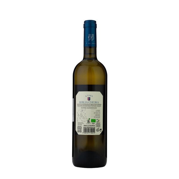 White wine Sauvignon Blanc and Assyrtiko Ktima Biblia 2024