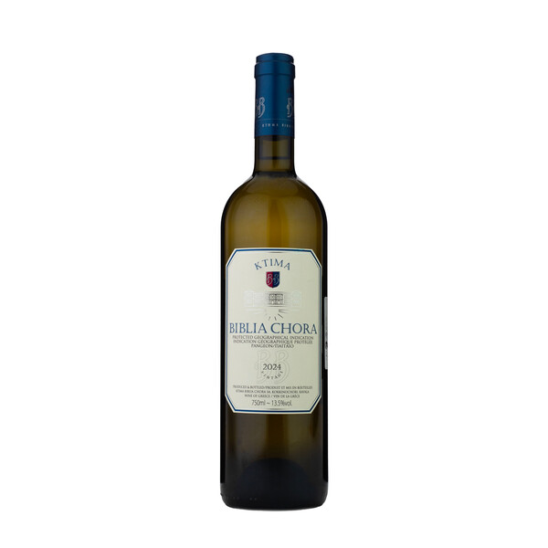 White wine Sauvignon Blanc and Assyrtiko Ktima Biblia 2024