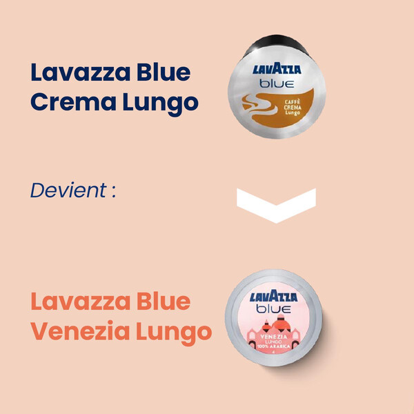 Coffee Tales of Italy Venezia Lungo BLUE Lavazza ( 100 capsules)